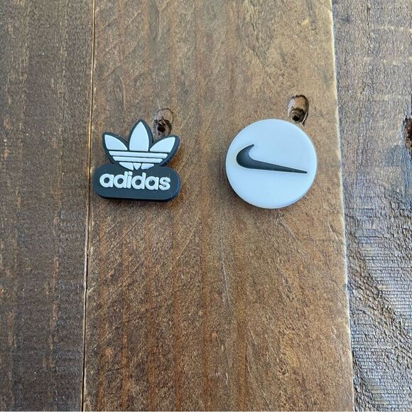 2 Piece Sport Logo Crocs Charms Set - Buy 3 of More Get‎ 50% OFF - Picture 1 of 2